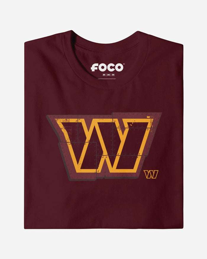 Washington Commanders Rivet Logo T-Shirt FOCO S - FOCO.com