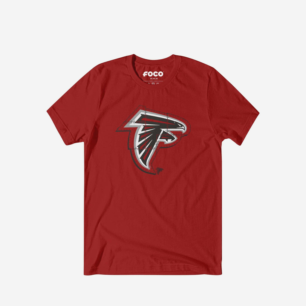Atlanta Falcons Rivet Logo T-Shirt FOCO S - FOCO.com