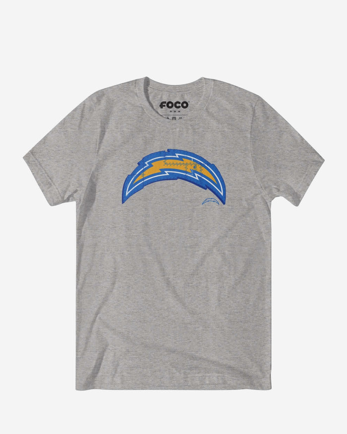 Los Angeles Chargers Rivet Logo T-Shirt FOCO S - FOCO.com