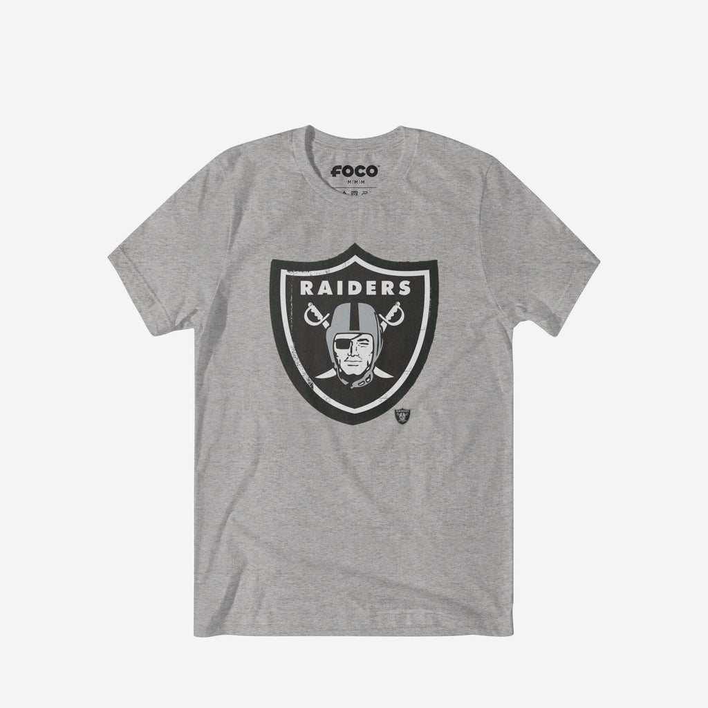 Las Vegas Raiders Rivet Logo T-Shirt FOCO S - FOCO.com