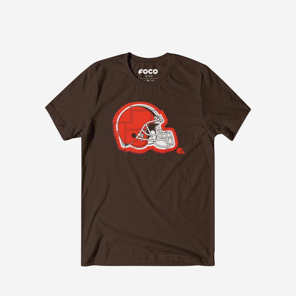 Cleveland Browns Rivet Logo T-Shirt FOCO S - FOCO.com