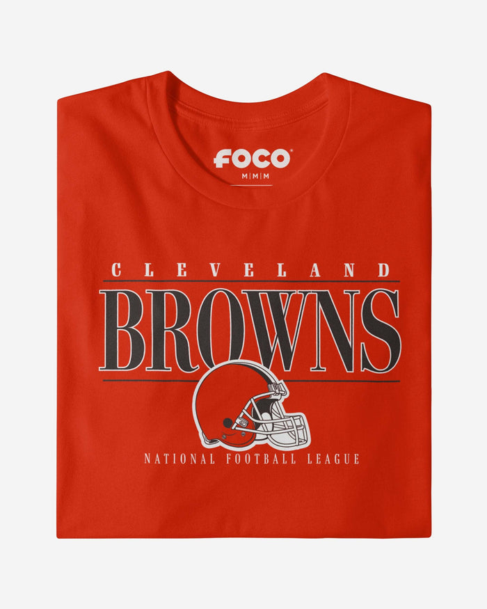 Cleveland Browns Signature Bar T-Shirt FOCO - FOCO.com