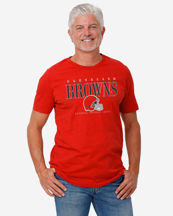 Cleveland Browns Signature Bar T-Shirt FOCO - FOCO.com