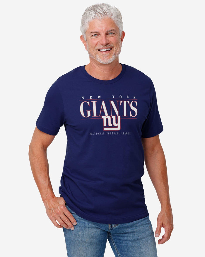 New York Giants Signature Bar T-Shirt FOCO - FOCO.com