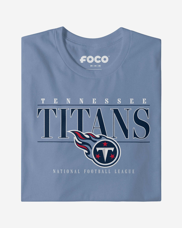 Tennessee Titans Signature Bar T-Shirt FOCO - FOCO.com