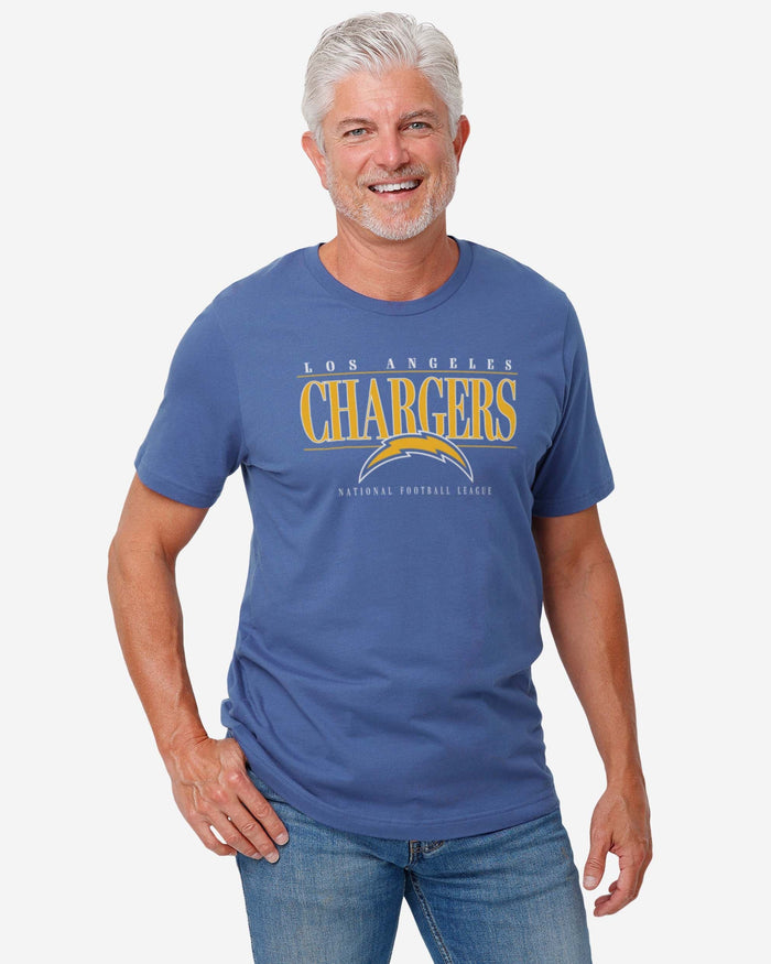 Los Angeles Chargers Signature Bar T-Shirt FOCO - FOCO.com