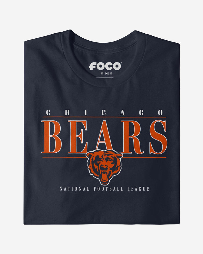 Chicago Bears Signature Bar T-Shirt FOCO - FOCO.com