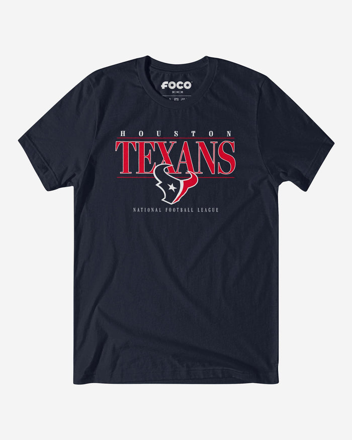 Houston Texans Signature Bar T-Shirt FOCO S - FOCO.com