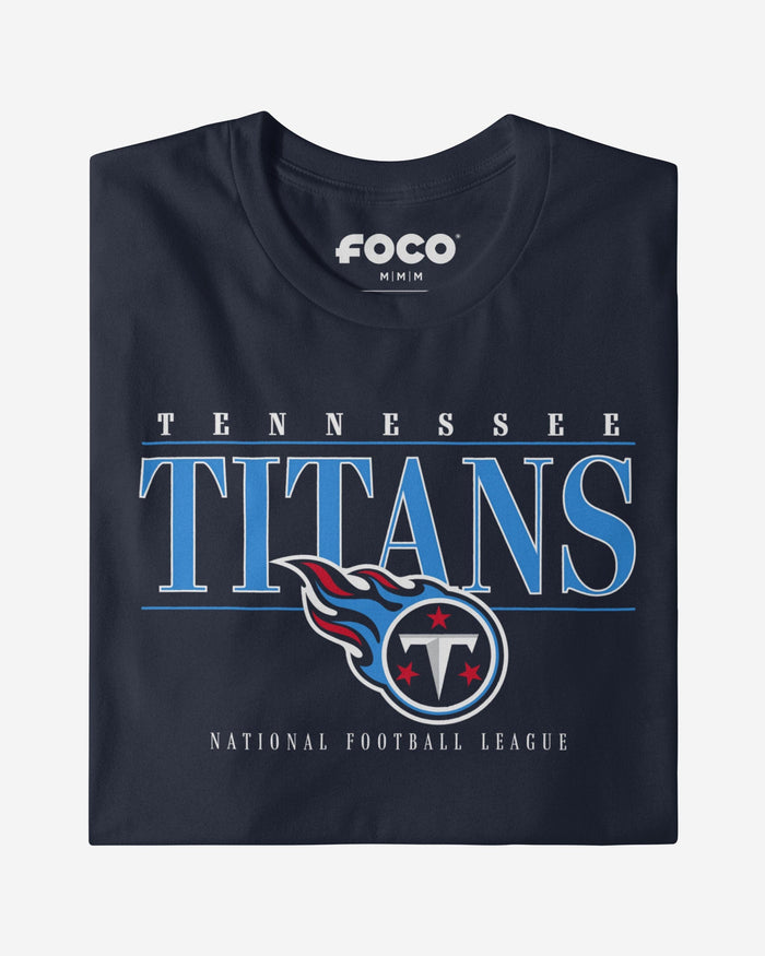 Tennessee Titans Signature Bar T-Shirt FOCO - FOCO.com