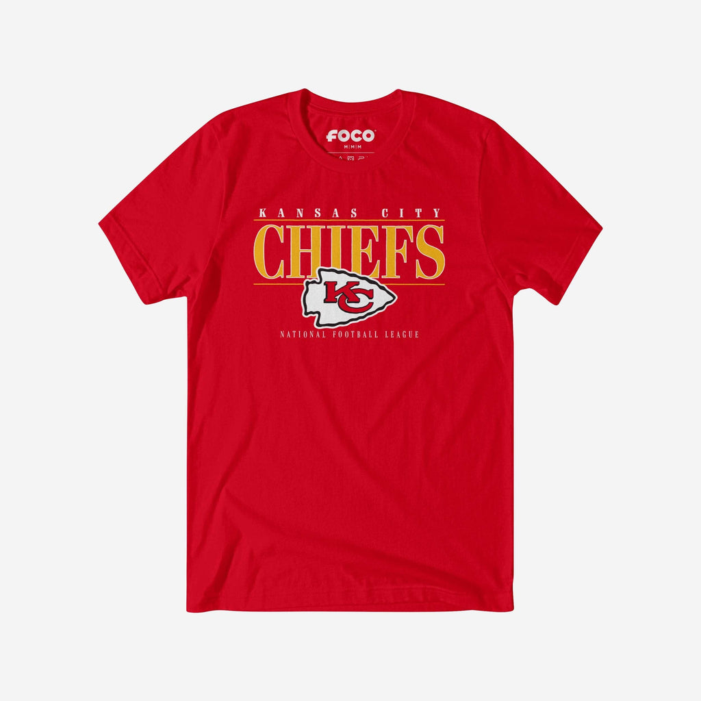 Kansas City Chiefs Signature Bar T-Shirt FOCO S - FOCO.com