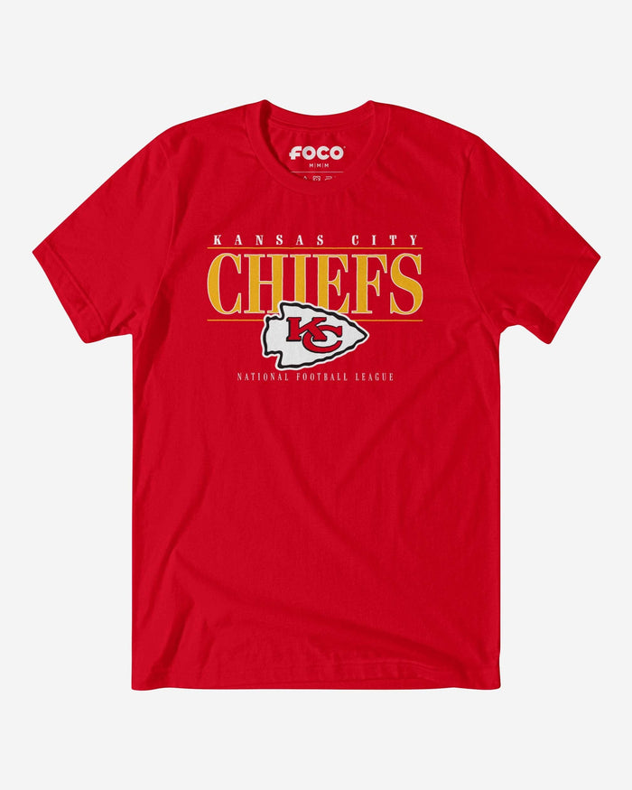 Kansas City Chiefs Signature Bar T-Shirt FOCO S - FOCO.com