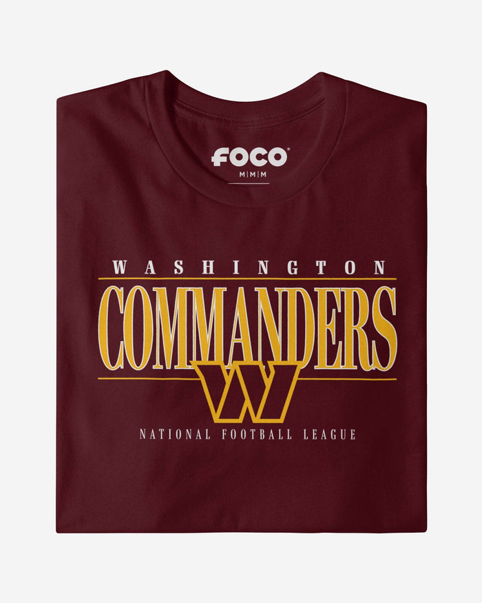 Washington Commanders Signature Bar T-Shirt FOCO - FOCO.com