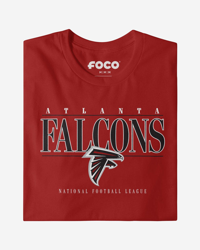 Atlanta Falcons Signature Bar T-Shirt FOCO - FOCO.com