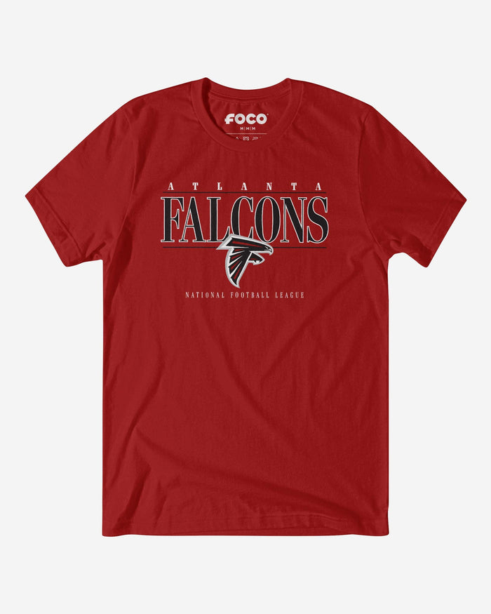 Atlanta Falcons Signature Bar T-Shirt FOCO S - FOCO.com