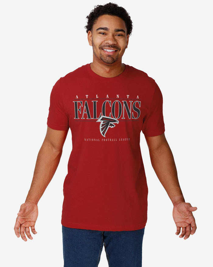 Atlanta Falcons Signature Bar T-Shirt FOCO - FOCO.com