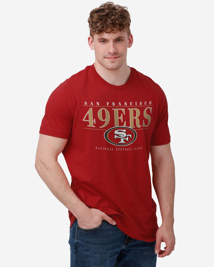 San Francisco 49ers Signature Bar T-Shirt FOCO - FOCO.com