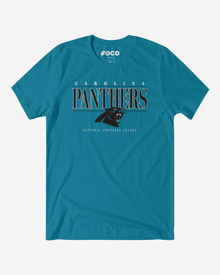 Carolina Panthers Signature Bar T-Shirt FOCO S - FOCO.com