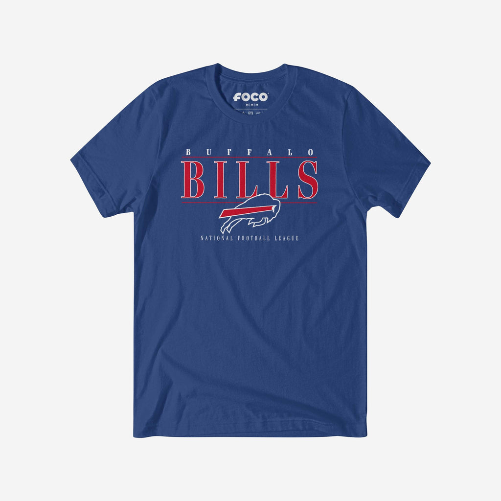 Buffalo Bills Signature Bar T-Shirt FOCO S - FOCO.com