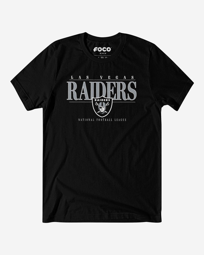 Las Vegas Raiders Signature Bar T-Shirt FOCO S - FOCO.com