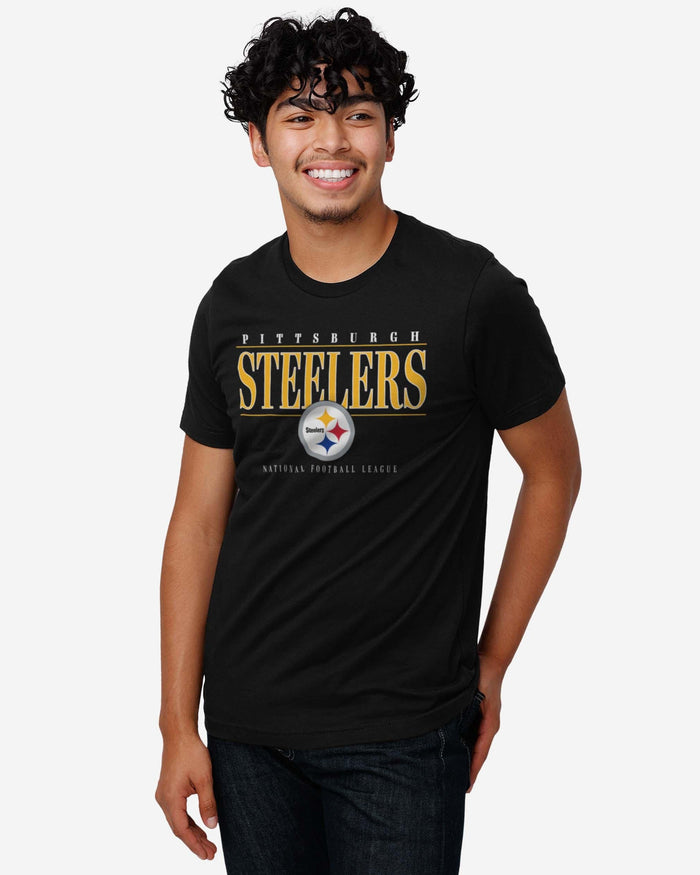 Pittsburgh Steelers Signature Bar T-Shirt FOCO - FOCO.com