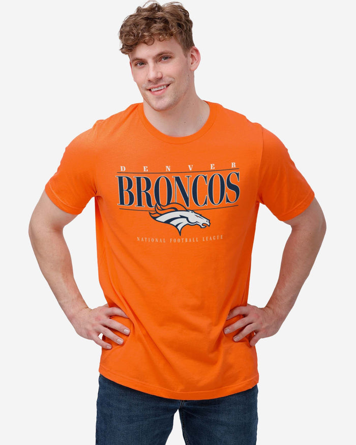 Denver Broncos Signature Bar T-Shirt FOCO - FOCO.com