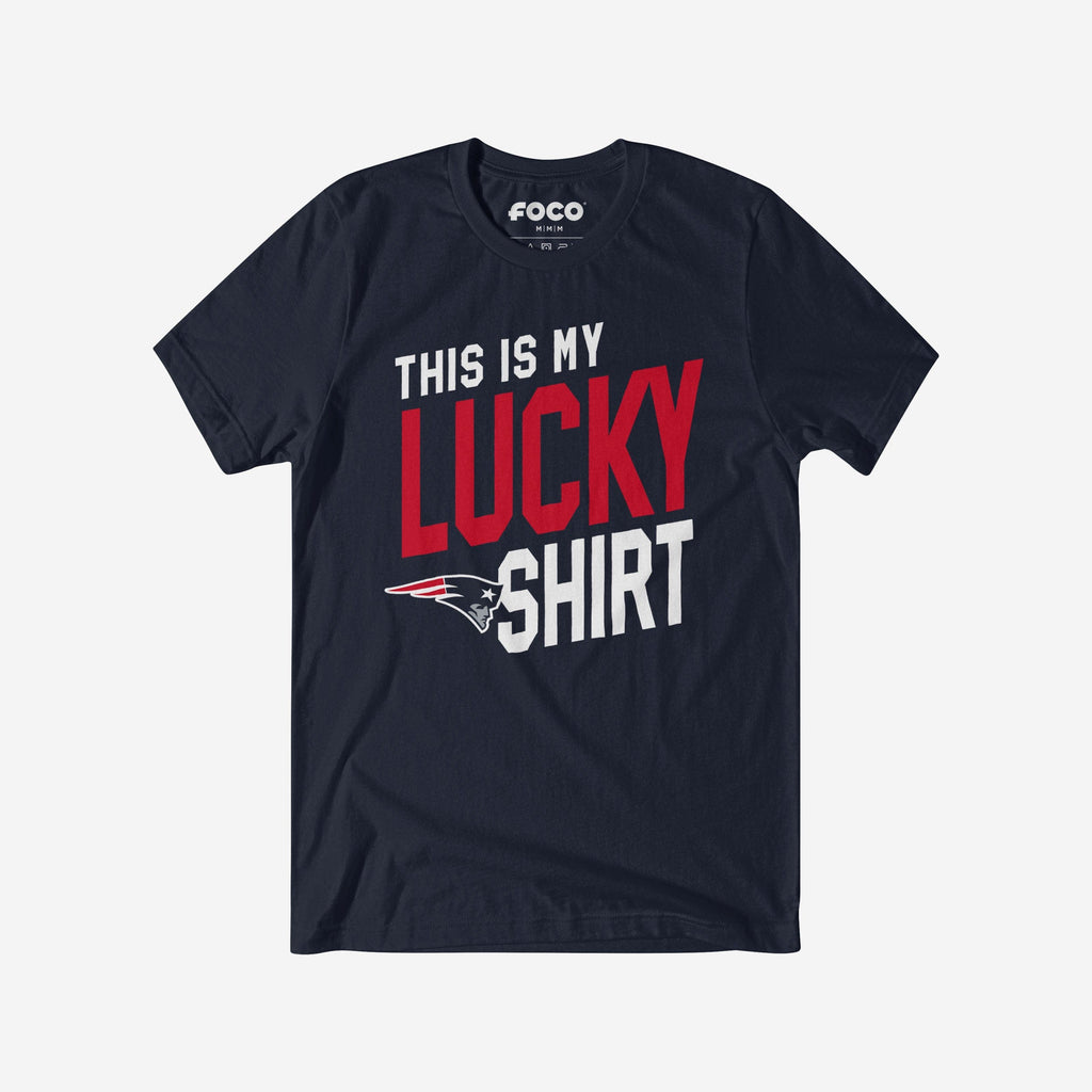 New England Patriots This Is My Lucky T-Shirt FOCO S - FOCO.com