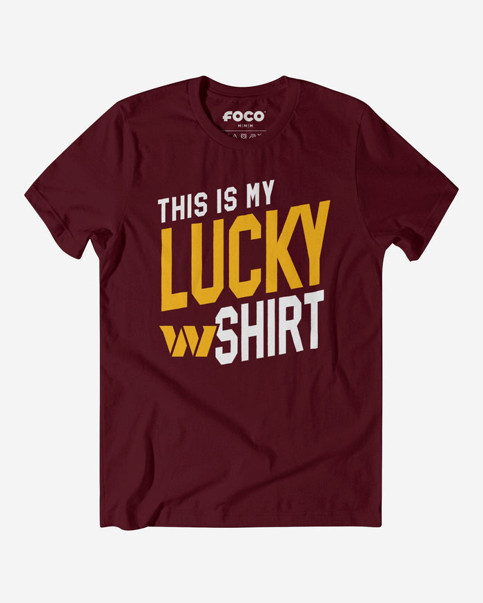 Washington Commanders This Is My Lucky T-Shirt FOCO S - FOCO.com