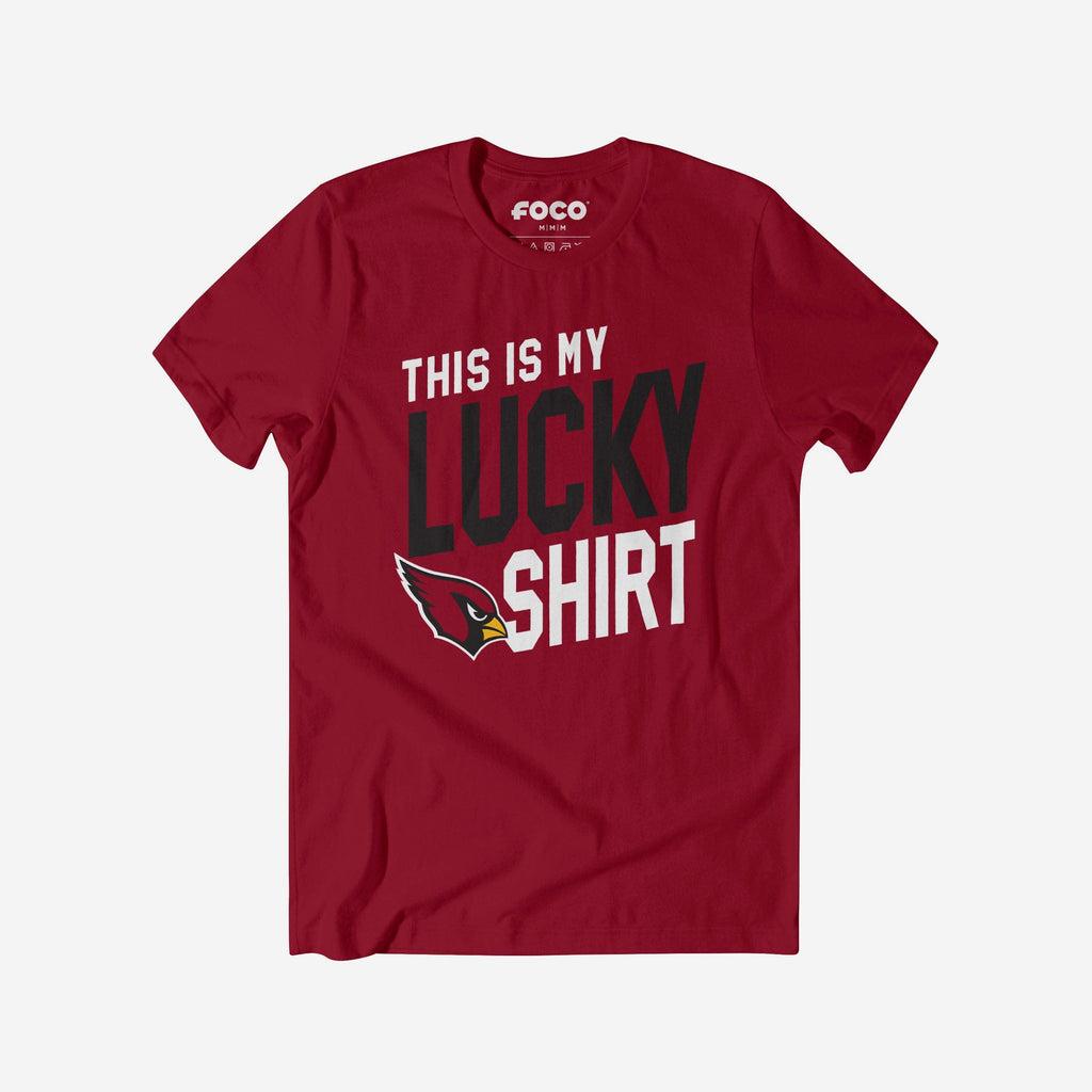 Arizona Cardinals This Is My Lucky T-Shirt FOCO S - FOCO.com