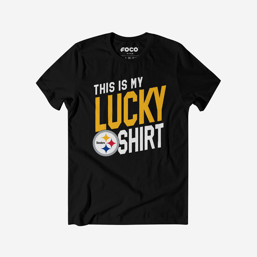 Pittsburgh Steelers This Is My Lucky T-Shirt FOCO S - FOCO.com