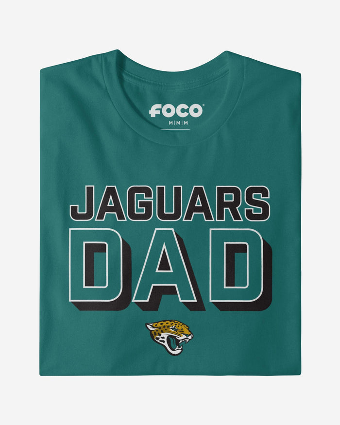 Jacksonville Jaguars Team Dad T-Shirt FOCO - FOCO.com