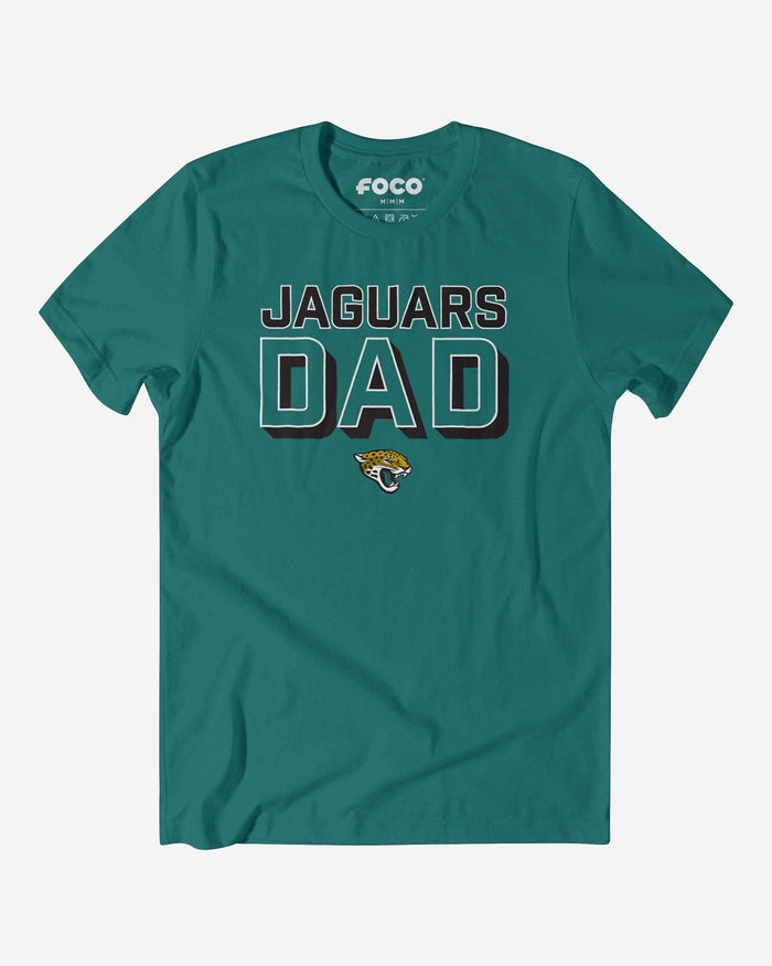 Jacksonville Jaguars Team Dad T-Shirt FOCO S - FOCO.com