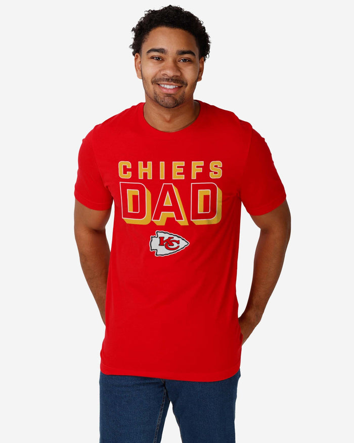 Kansas City Chiefs Team Dad T-Shirt FOCO - FOCO.com