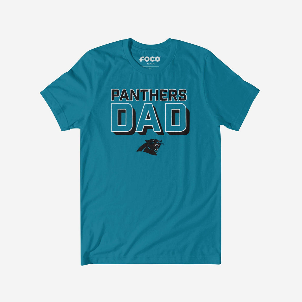 Carolina Panthers Team Dad T-Shirt FOCO S - FOCO.com