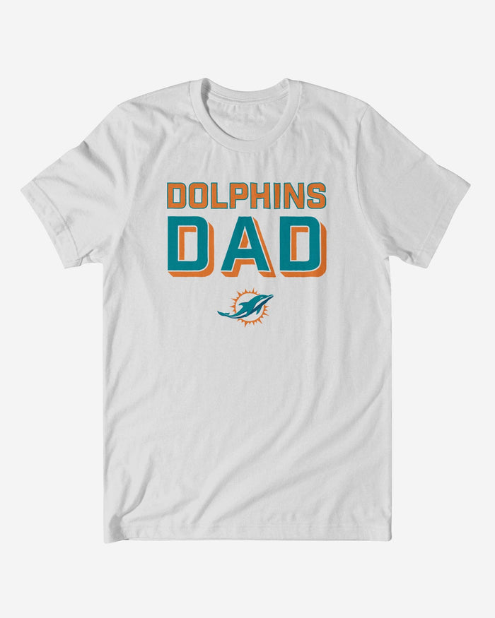 Miami Dolphins Team Dad T-Shirt FOCO S - FOCO.com