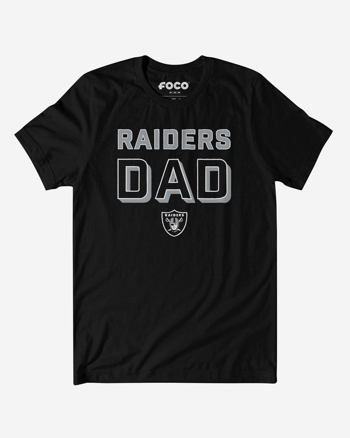 Las Vegas Raiders Team Dad T-Shirt FOCO S - FOCO.com