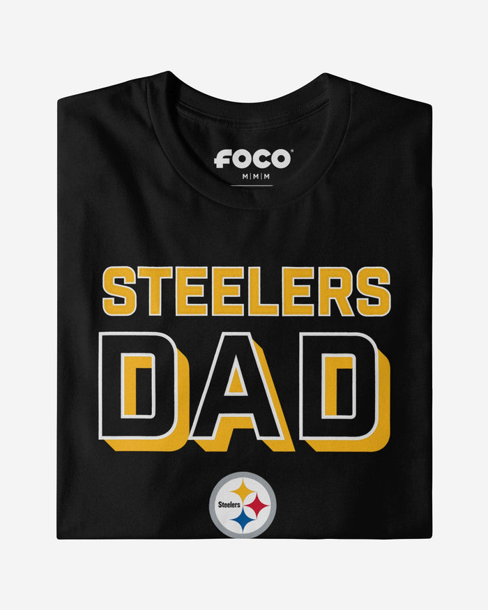 Pittsburgh Steelers Team Dad T-Shirt FOCO - FOCO.com