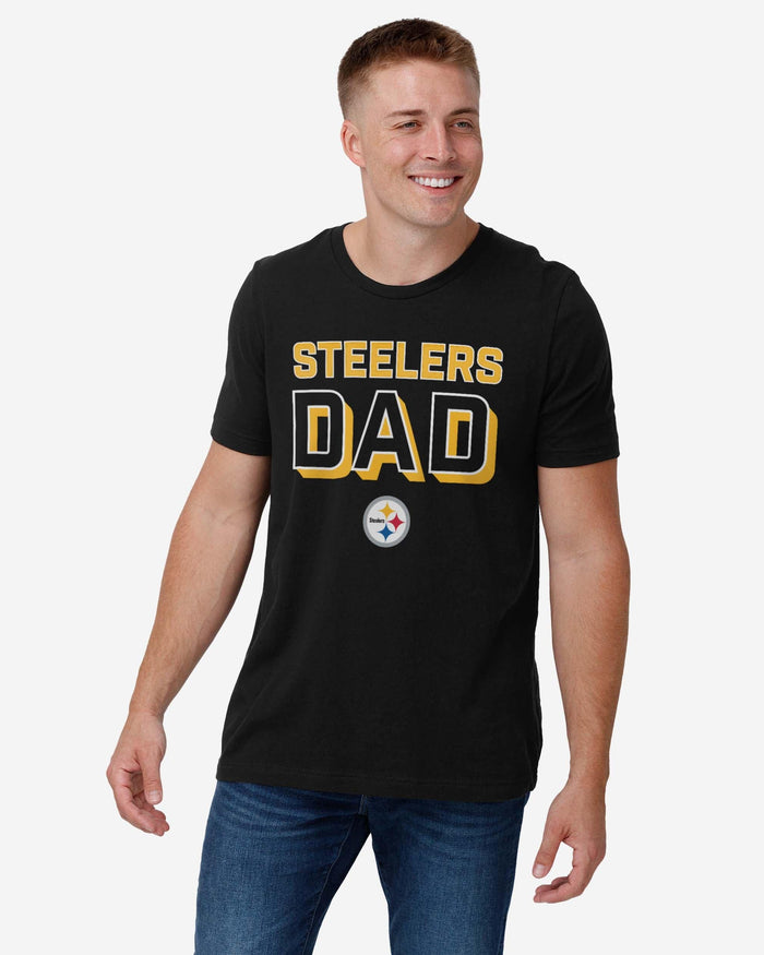 Pittsburgh Steelers Team Dad T-Shirt FOCO - FOCO.com