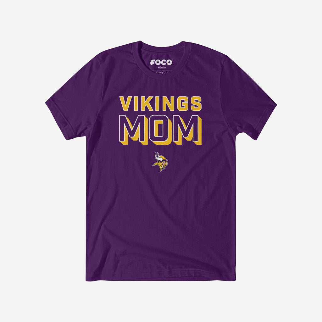 Minnesota Vikings Team Mom T-Shirt FOCO S - FOCO.com