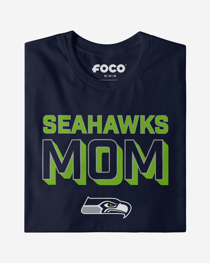 Seattle Seahawks Team Mom T-Shirt FOCO - FOCO.com