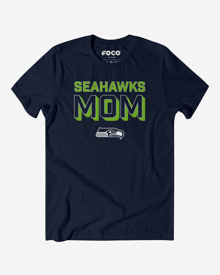 Seattle Seahawks Team Mom T-Shirt FOCO S - FOCO.com