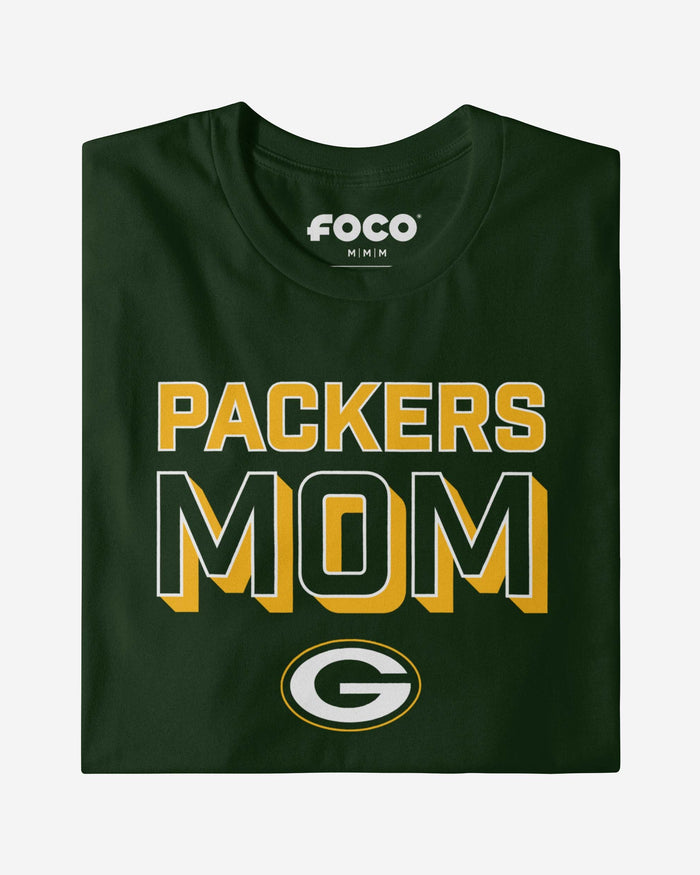 Green Bay Packers Team Mom T-Shirt FOCO - FOCO.com