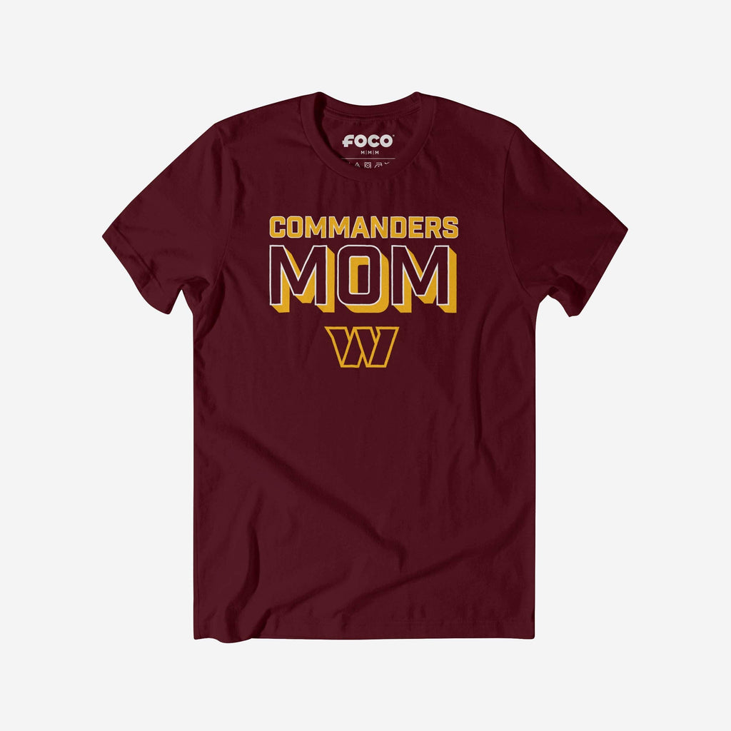 Washington Commanders Team Mom T-Shirt FOCO S - FOCO.com