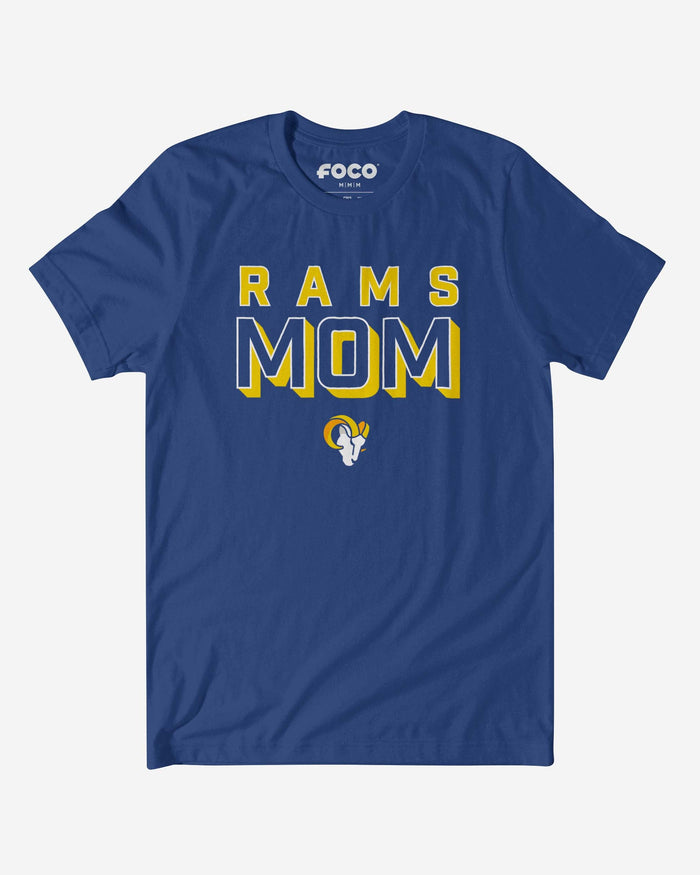 Los Angeles Rams Team Mom T-Shirt FOCO S - FOCO.com