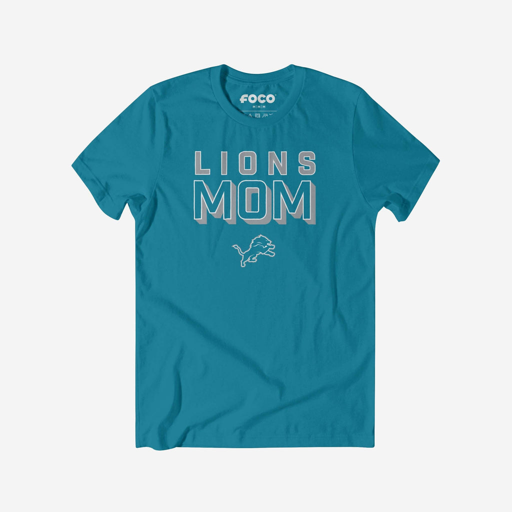 Detroit Lions Team Mom T-Shirt FOCO S - FOCO.com