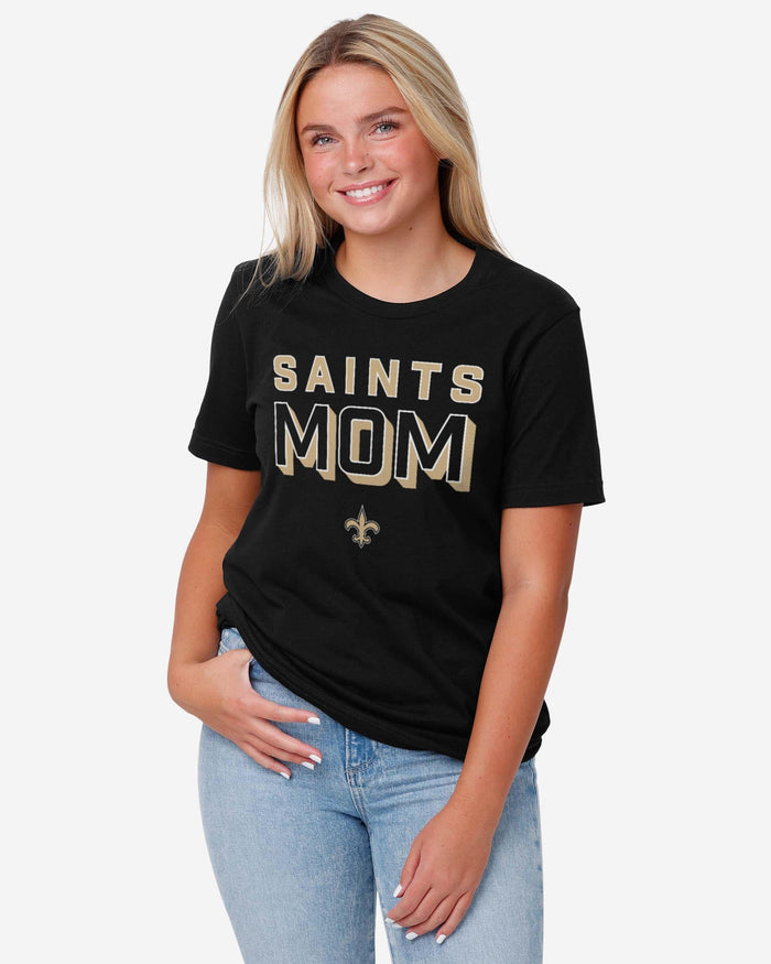 New Orleans Saints Team Mom T-Shirt FOCO - FOCO.com