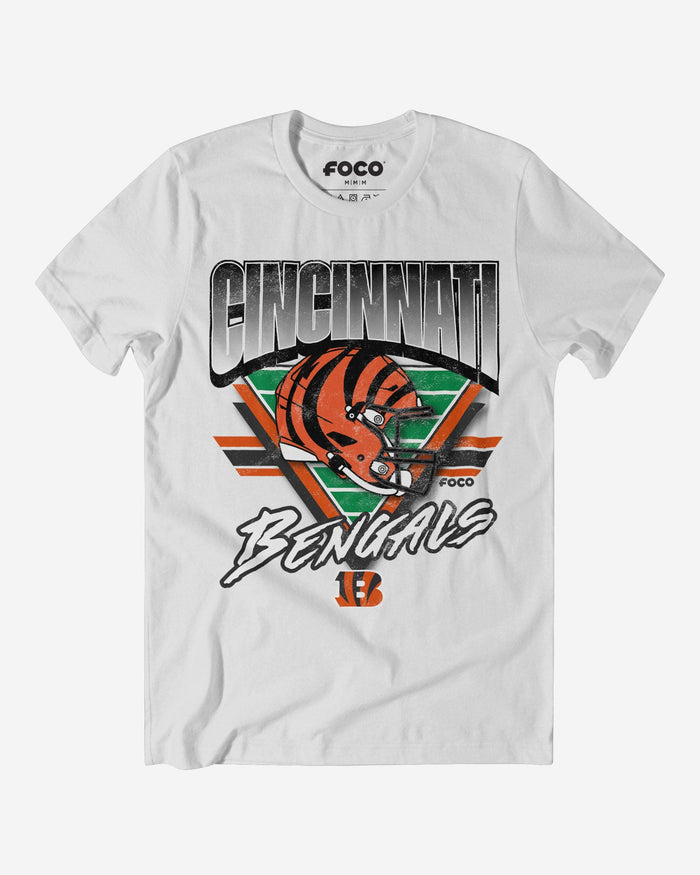 Cincinnati Bengals Triangle Vintage T-Shirt FOCO S - FOCO.com