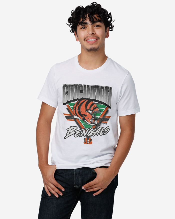 Cincinnati Bengals Triangle Vintage T-Shirt FOCO - FOCO.com