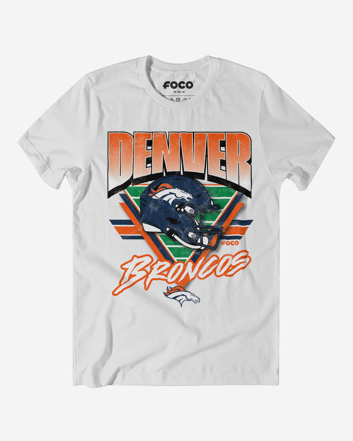 Denver Broncos Triangle Vintage T-Shirt FOCO S - FOCO.com