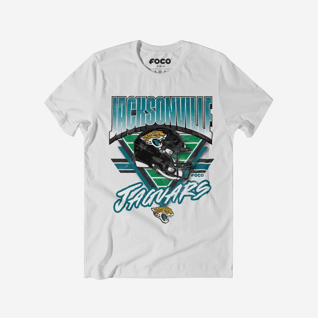 Jacksonville Jaguars Triangle Vintage T-Shirt FOCO S - FOCO.com