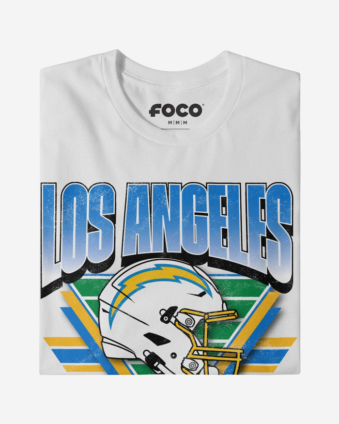 Los Angeles Chargers Triangle Vintage T-Shirt FOCO - FOCO.com